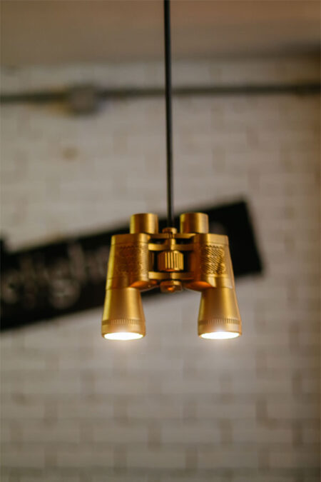 binoculight pendant light