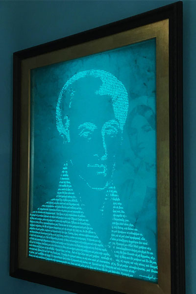 Kapodistrias wall lighting frame